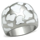 TK217 - High polished (no plating) Stainless Steel Ring with No Stone - Alamode - Flyclothing LLC