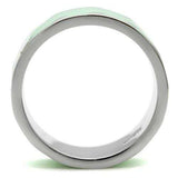 TK222 - High polished (no plating) Stainless Steel Ring with No Stone - Alamode - Flyclothing LLC