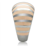 TK223 - High polished (no plating) Stainless Steel Ring with No Stone - Alamode - Flyclothing LLC