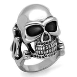 TK2246 - High polished (no plating) Stainless Steel Ring with No Stone - Alamode - Flyclothing LLC