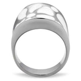 TK224 - High polished (no plating) Stainless Steel Ring with No Stone - Alamode - Flyclothing LLC