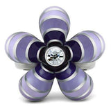 TK229 - High polished (no plating) Stainless Steel Ring with No Stone - Alamode - Flyclothing LLC