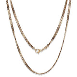TK2429R - IP Rose Gold(Ion Plating) Stainless Steel Chain with No Stone - Alamode - Flyclothing LLC