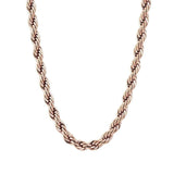 TK2433R - IP Rose Gold(Ion Plating) Stainless Steel Chain with No Stone - Alamode - Flyclothing LLC
