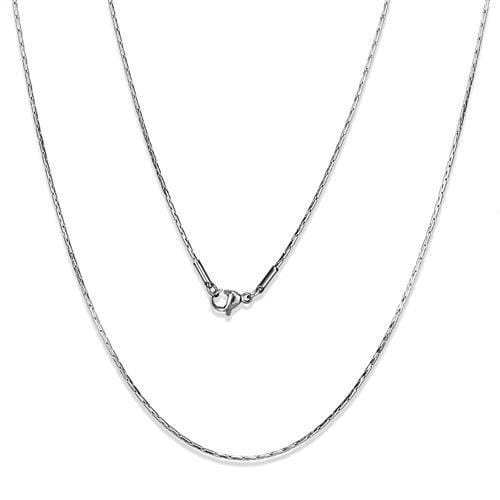 TK2437 - High polished (no plating) Stainless Steel Chain with No Stone - Alamode - Flyclothing LLC