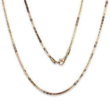 TK2440R - IP Rose Gold(Ion Plating) Stainless Steel Chain with No Stone - Alamode - Flyclothing LLC