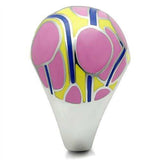 TK250 - High polished (no plating) Stainless Steel Ring with No Stone - Alamode - Flyclothing LLC