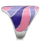 TK256 - High polished (no plating) Stainless Steel Ring with No Stone - Alamode - Flyclothing LLC