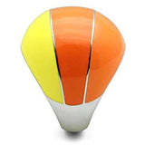 TK257 - High polished (no plating) Stainless Steel Ring with No Stone - Alamode - Flyclothing LLC