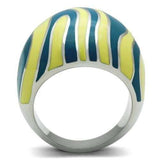 TK258 - High polished (no plating) Stainless Steel Ring with No Stone - Alamode - Flyclothing LLC