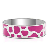 TK289 - High polished (no plating) Stainless Steel Bangle with No Stone - Alamode - Flyclothing LLC