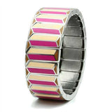 TK299 - High polished (no plating) Stainless Steel Bracelet with No Stone - Alamode - Flyclothing LLC