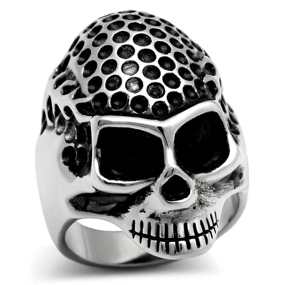 TK306 - High polished (no plating) Stainless Steel Ring with No Stone - Alamode - Flyclothing LLC