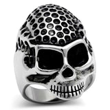 TK306 - High polished (no plating) Stainless Steel Ring with No Stone - Alamode - Flyclothing LLC