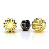 TK3298 - IP Gold+ IP Black (Ion Plating) Stainless Steel Earrings with No Stone - Alamode - Flyclothing LLC