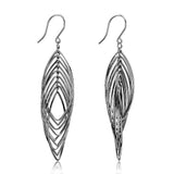 TK3500 - High polished (no plating) Stainless Steel Earrings with No Stone - Alamode - Flyclothing LLC