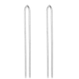 TK3530 - High polished (no plating) Stainless Steel Earrings with No Stone - Alamode - Flyclothing LLC