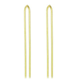 TK3531 - IP Gold(Ion Plating) Stainless Steel Earrings with No Stone - Alamode - Flyclothing LLC