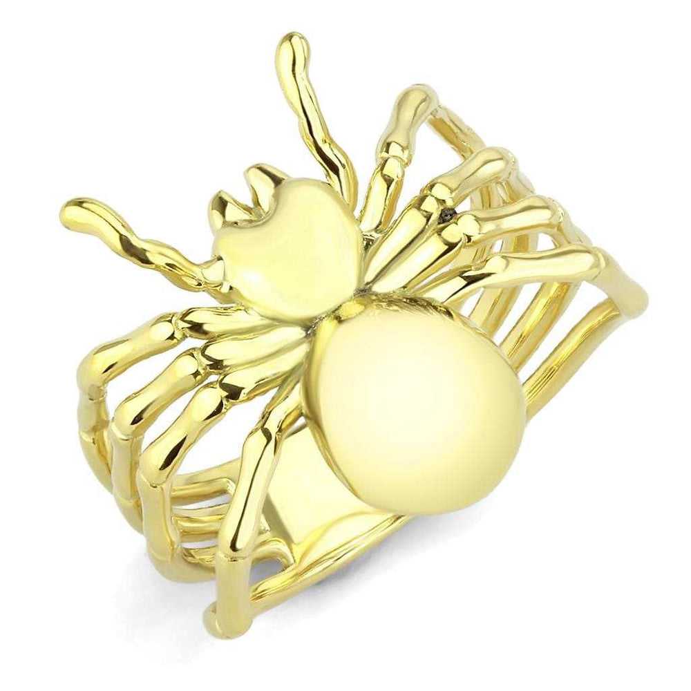 TK3718 - IP Gold(Ion Plating) Stainless Steel Ring with No Stone - Alamode - Flyclothing LLC