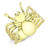 TK3718 - IP Gold(Ion Plating) Stainless Steel Ring with No Stone - Alamode - Flyclothing LLC