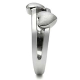 TK398 - High polished (no plating) Stainless Steel Ring with No Stone - Alamode - Flyclothing LLC