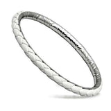 TK406 - High polished (no plating) Stainless Steel Bangle with No Stone - Alamode - Flyclothing LLC