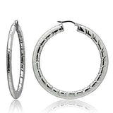 TK418 - High polished (no plating) Stainless Steel Earrings with No Stone - Alamode - Flyclothing LLC