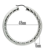 TK418 - High polished (no plating) Stainless Steel Earrings with No Stone - Alamode - Flyclothing LLC