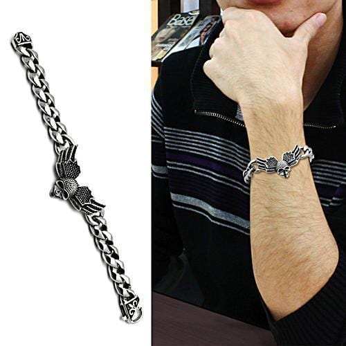 TK434 - High polished (no plating) Stainless Steel Bracelet with No Stone - Alamode - Flyclothing LLC