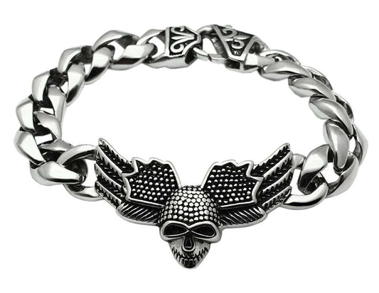 TK434 - High polished (no plating) Stainless Steel Bracelet with No Stone - Alamode - Flyclothing LLC