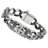 TK437 - High polished (no plating) Stainless Steel Bracelet with No Stone - Alamode - Flyclothing LLC