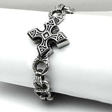 TK439 - High polished (no plating) Stainless Steel Bracelet with No Stone - Alamode - Flyclothing LLC