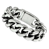 TK442 - High polished (no plating) Stainless Steel Bracelet with No Stone - Alamode - Flyclothing LLC