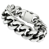 TK445 - High polished (no plating) Stainless Steel Bracelet with No Stone - Alamode - Flyclothing LLC
