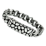 TK449 - High polished (no plating) Stainless Steel Bracelet with No Stone - Alamode - Flyclothing LLC