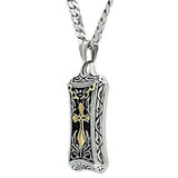 TK455 - Gold+Rhodium Stainless Steel Chain Pendant with No Stone - Alamode - Flyclothing LLC