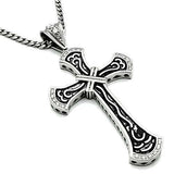 TK456 - High polished (no plating) Stainless Steel Chain Pendant with No Stone - Alamode - Flyclothing LLC