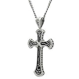 TK456 - High polished (no plating) Stainless Steel Chain Pendant with No Stone - Alamode - Flyclothing LLC