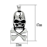 TK457 - High polished (no plating) Stainless Steel Necklace with No Stone - Alamode - Flyclothing LLC