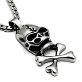 TK457 - High polished (no plating) Stainless Steel Necklace with No Stone - Alamode - Flyclothing LLC