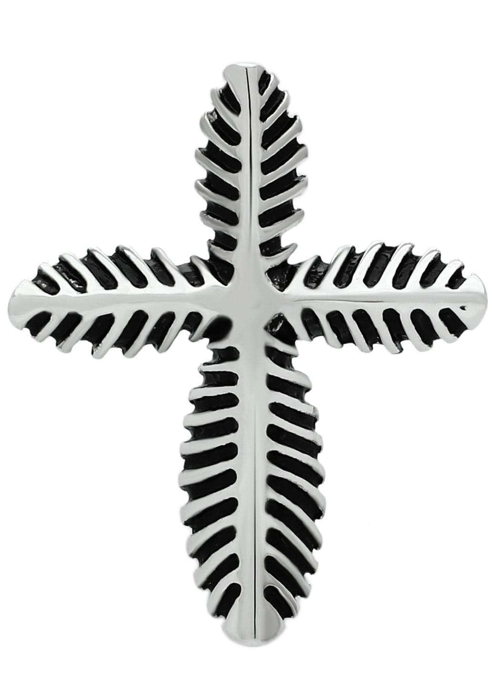 TK461 - High polished (no plating) Stainless Steel Chain Pendant with No Stone - Alamode - Flyclothing LLC