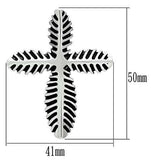 TK461 - High polished (no plating) Stainless Steel Chain Pendant with No Stone - Alamode - Flyclothing LLC