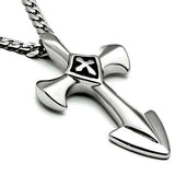 TK462 - High polished (no plating) Stainless Steel Chain Pendant with No Stone - Alamode - Flyclothing LLC