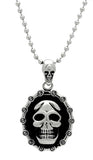 TK463 - High polished (no plating) Stainless Steel Chain Pendant with No Stone - Alamode - Flyclothing LLC