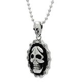 TK463 - High polished (no plating) Stainless Steel Chain Pendant with No Stone - Alamode - Flyclothing LLC