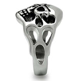TK468 - High polished (no plating) Stainless Steel Ring with No Stone - Alamode - Flyclothing LLC