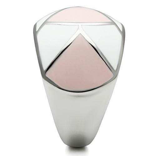 TK508 - High polished (no plating) Stainless Steel Ring with Epoxy in Multi Color - Alamode - Flyclothing LLC