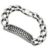 TK566 - High polished (no plating) Stainless Steel Bracelet with No Stone - Alamode - Flyclothing LLC