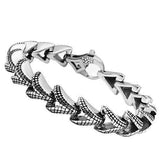 TK571 - High polished (no plating) Stainless Steel Bracelet with No Stone - Alamode - Flyclothing LLC