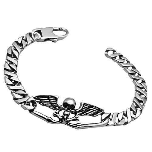TK572 - High polished (no plating) Stainless Steel Bracelet with No Stone - Alamode - Flyclothing LLC